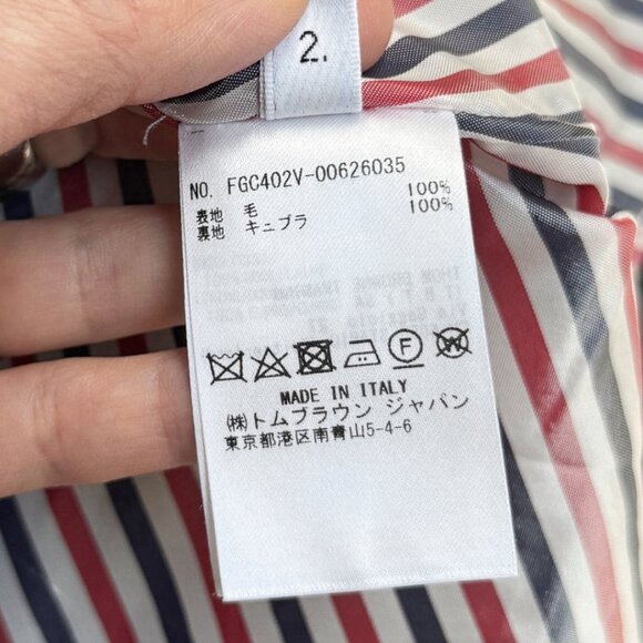 Thom Browne Grey Wool Pleated Skirt - Picture 10 of 12